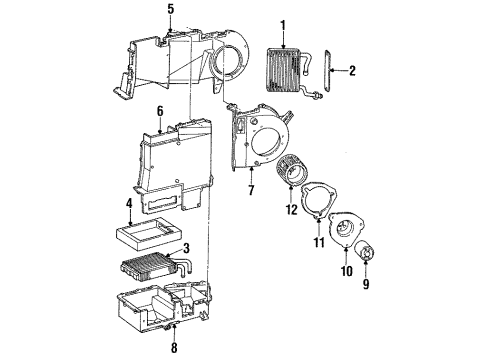 1992 Ford Aerostar Air Conditioner Diagram