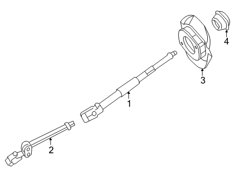 2011 Mercury Grand Marquis Shaft & Internal Components Diagram