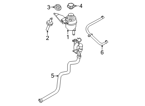 2025 Ford F-150 Coolant Reservoir Diagram 2 - Thumbnail