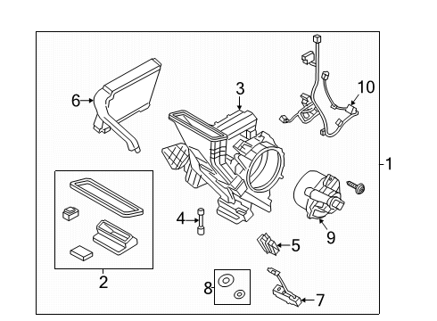 2024 Ford Transit-350 HD Auxiliary Heater & A/C Diagram