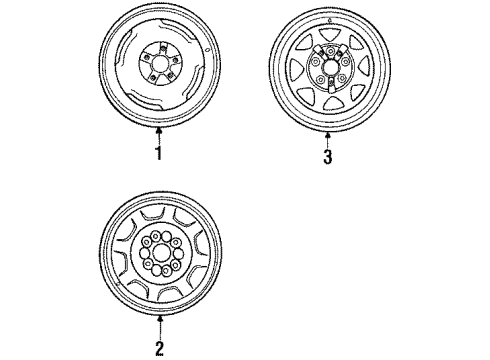 1988 Ford Bronco Wheels Diagram