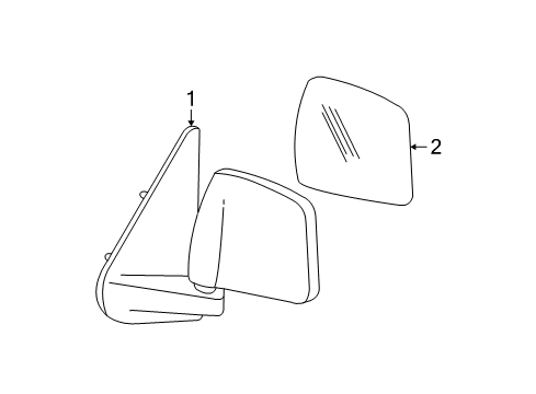 2002 Ford Ranger Outside Mirrors Diagram