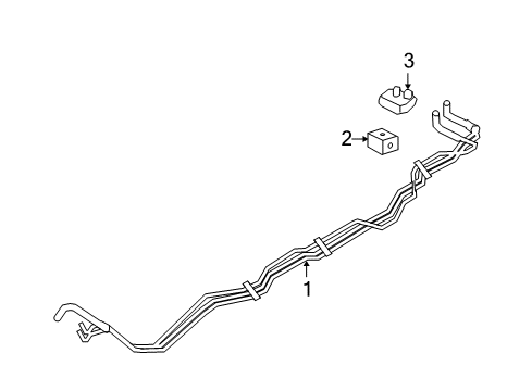 2012 Ford Expedition Rear A/C Lines Diagram