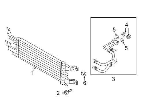 2013 Lincoln MKZ Trans Oil Cooler Diagram