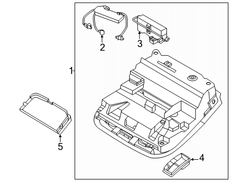 2025 Lincoln Nautilus Sensor Assembly - Air Quality Particulate Diagram for R2FZ-19F666-A