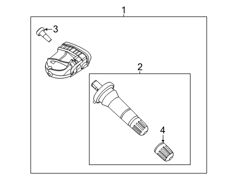 2024 Lincoln Aviator Tire Pressure Monitoring Diagram