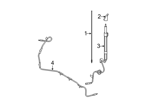 2008 Ford Escape Antenna & Radio Diagram 2 - Thumbnail