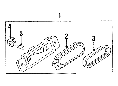 1997 Ford Aspire Bulbs Diagram
