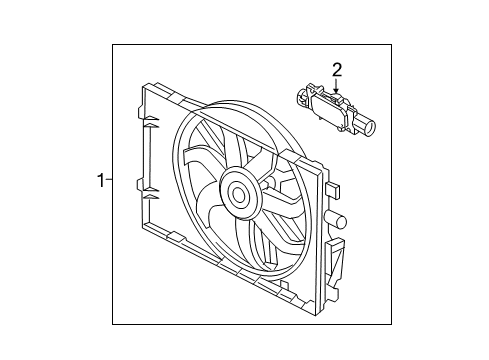 2012 Lincoln MKZ Cooling Fan Diagram