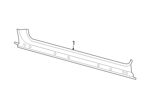 2024 Ford E-Transit Rocker Panel Diagram