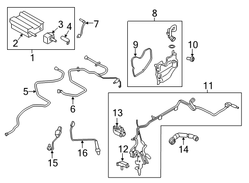 2016 Ford Edge Emission Components Diagram