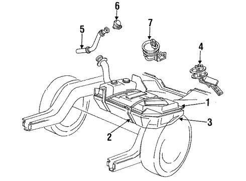 1985 Ford Mustang Fuel Supply Diagram