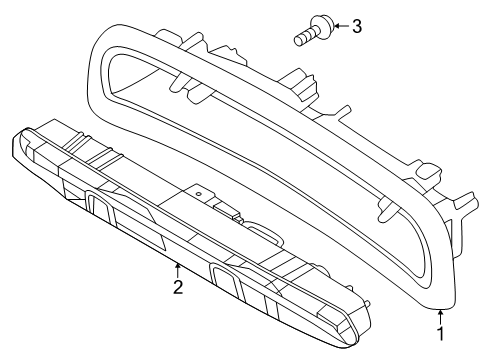 2024 Ford Bronco High Mount Lamps Diagram