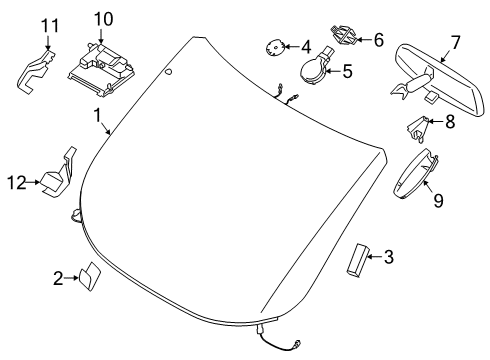 2019 Ford Transit Connect Wipers Diagram 4 - Thumbnail