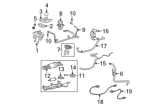 2008 Ford Escape EGR System Diagram 2 - Thumbnail