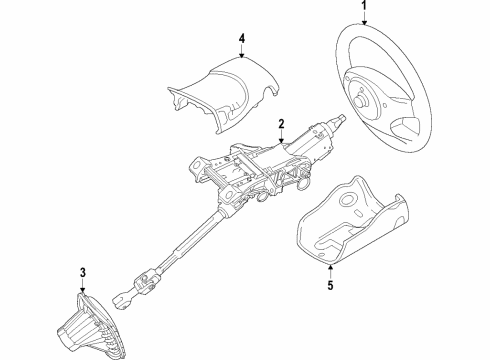 2021 Ford Edge Steering Column Diagram