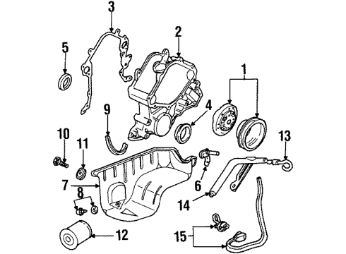 1995 Ford Windstar Engine Parts Diagram