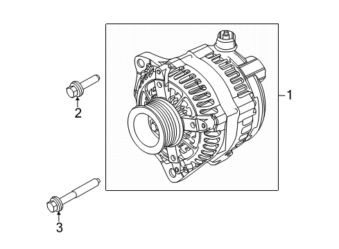 2021 Ford F-250 Super Duty Alternator Diagram 4 - Thumbnail