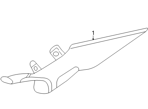 2007 Mercury Milan Interior Trim - Quarter Panels Diagram
