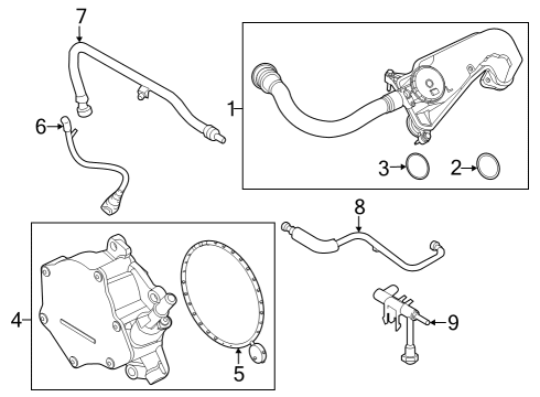 2025 Ford F-350 Super Duty Emission System Diagram