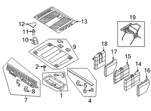 2025 Ford Bronco Interior Trim - Rear Body Diagram 2 - Thumbnail