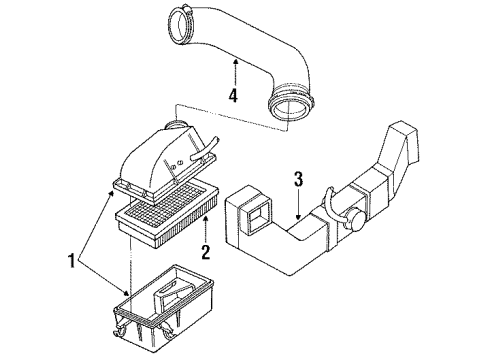 1992 Ford Ranger Air Intake Diagram 4 - Thumbnail