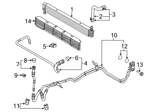 2013 Ford F-150 Trans Oil Cooler - Belts Diagram 3 - Thumbnail