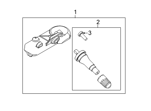 2024 Lincoln Corsair Tire Pressure Monitoring Diagram