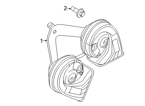 2024 Ford Explorer Horn Diagram
