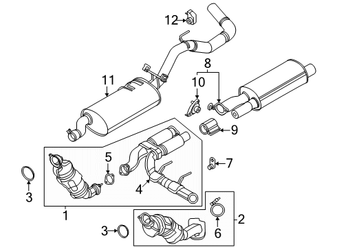 2024 Ford Ranger Exhaust Manifold Diagram