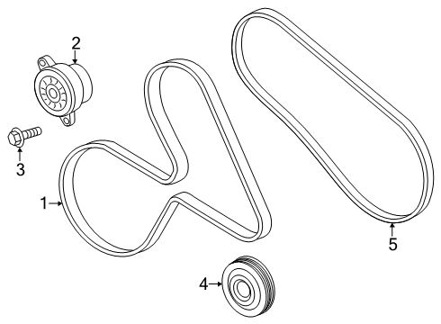 2024 Ford F-150 Belts & Pulleys - Maintenance Diagram 5 - Thumbnail
