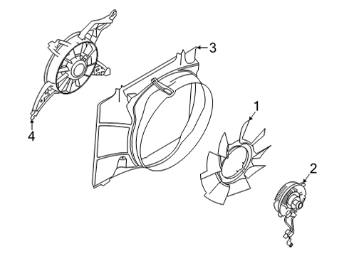 2017 Ford E-350 Super Duty Cooling Fan Diagram 2 - Thumbnail