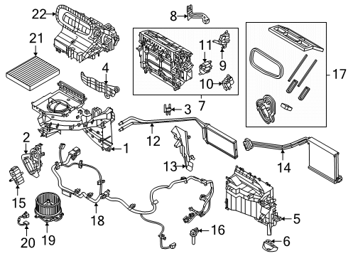 2025 Lincoln Navigator Tube Assembly Diagram for NL1Z-19867-J