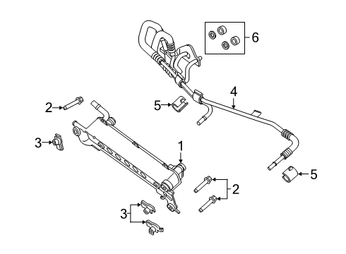 2019 Ford F-150 Trans Oil Cooler - Belts Diagram 6 - Thumbnail