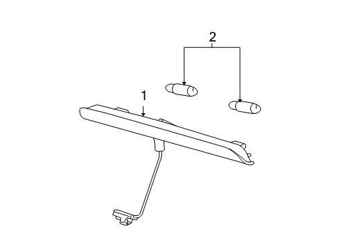 2009 Ford Fusion Bulbs Diagram 2 - Thumbnail