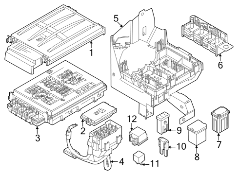 2025 Ford F-250 Super Duty Fuse & Relay Diagram