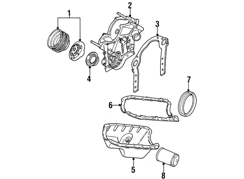 1995 Ford Taurus Filters Diagram 8 - Thumbnail