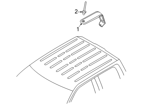 2013 Ford F-150 Exterior Trim - Cab Diagram 2 - Thumbnail