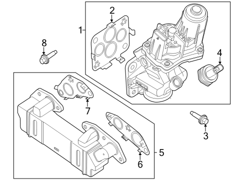2025 Ford Mustang EGR System Diagram
