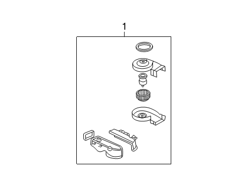 2001 Ford Explorer Sport Trac Heater Components Diagram