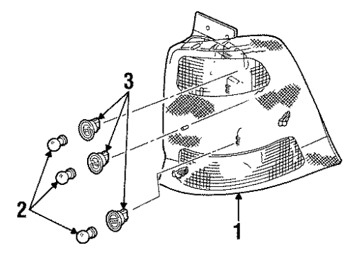 2000 Ford Windstar Bulbs Diagram
