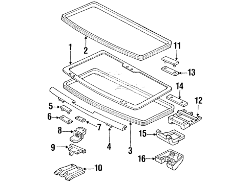 1990 Ford Probe Sunroof Diagram