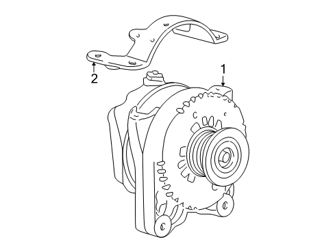 2007 Ford Mustang Alternator Diagram 2 - Thumbnail