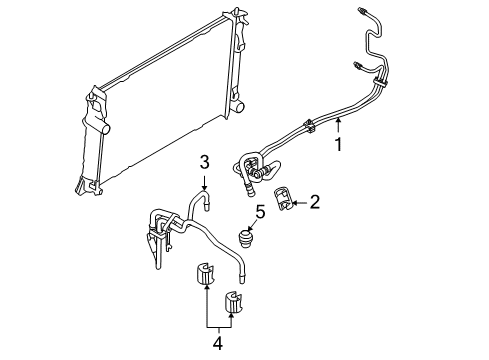 2010 Ford Fusion Trans Oil Cooler - Belts Diagram 2 - Thumbnail