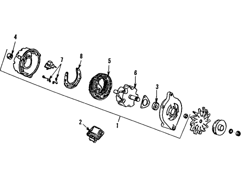 1990 Lincoln Mark VII Alternator Diagram