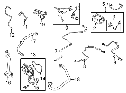 2013 Ford Fusion Emission Components Diagram