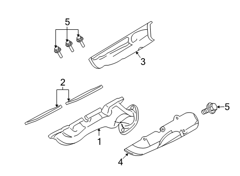 2008 Ford Explorer Sport Trac Exhaust Manifold Diagram 2 - Thumbnail