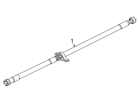 2024 Ford Maverick Rear Propeller Shaft Diagram