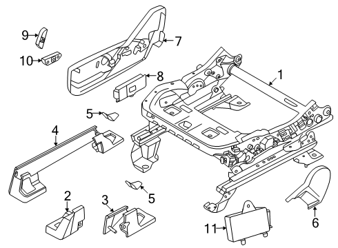 2024 Ford F-150 Tracks & Components Diagram