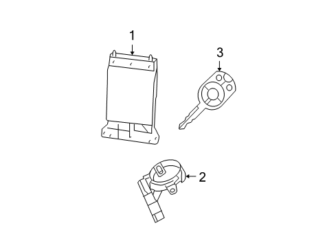 2012 Ford Fusion Anti-Theft Components Diagram